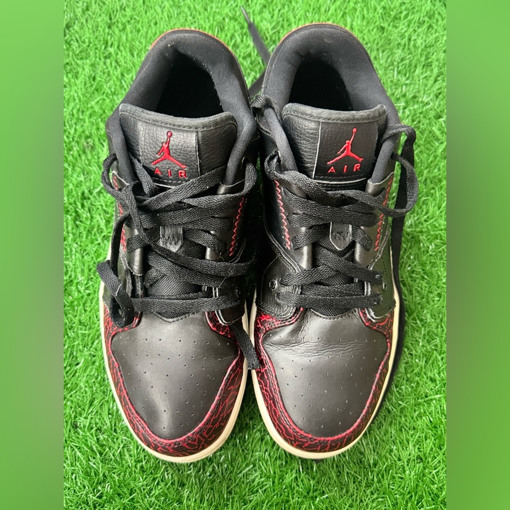 Nike Air Jordan 1 Flight 2 Low‎ Black Red Men's Size 9.5
654465-012